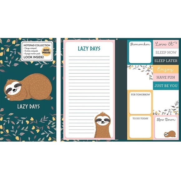 Sloth Notepad Collection, NWT 🦥 - Picture 4 of 10